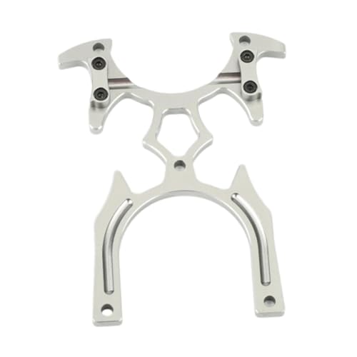 Hellery RC Radiosenderhalterung Fernbedienungshalter Upgrade Teile Stabil Einfach zu Installierender Ersatz Controllerhalter, Silbergrau von Hellery