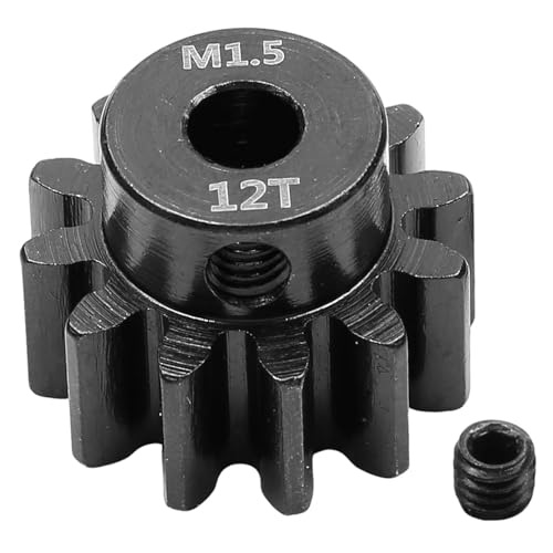 Hellery Ritzel Motorritzel Motorzahnrad Ersatzteil Aus Robustem Stahl mit 5mm Bohrung für Effiziente Kraftübertragung für Die Reparatur von RC Autos Und Last, 12t Hellery Ritzel Motorritzel Motorzahnrad Ersatzteil Aus Robustem Stahl mit 5mm Bohrung für Effiziente Kraftübertragung für Die Reparatur von RC Autos Und Last, 12t von Hellery