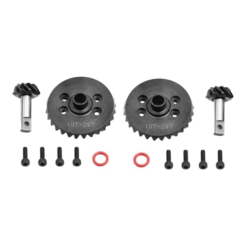 Hellery Stahl Differentialgetriebe für RC Autos Im Maßstab 1/10, RC Modellteile Modifikationsersatz, Hochleistungs Wartungsritzel, 2 Differentialgetriebe von Hellery