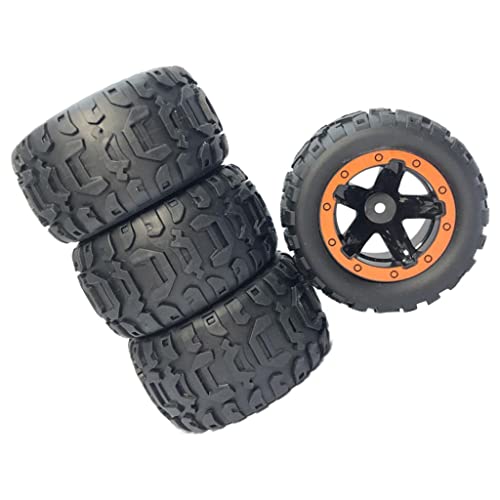Hellery Upgrade RC-Autoreifen 1/16 1/12 1/14 Montagemodell für 124019 für HBX 16889 124018, orange schwarz Hellery Upgrade RC-Autoreifen 1/16 1/12 1/14 Montagemodell für 124019 für HBX 16889 124018, orange schwarz von Hellery