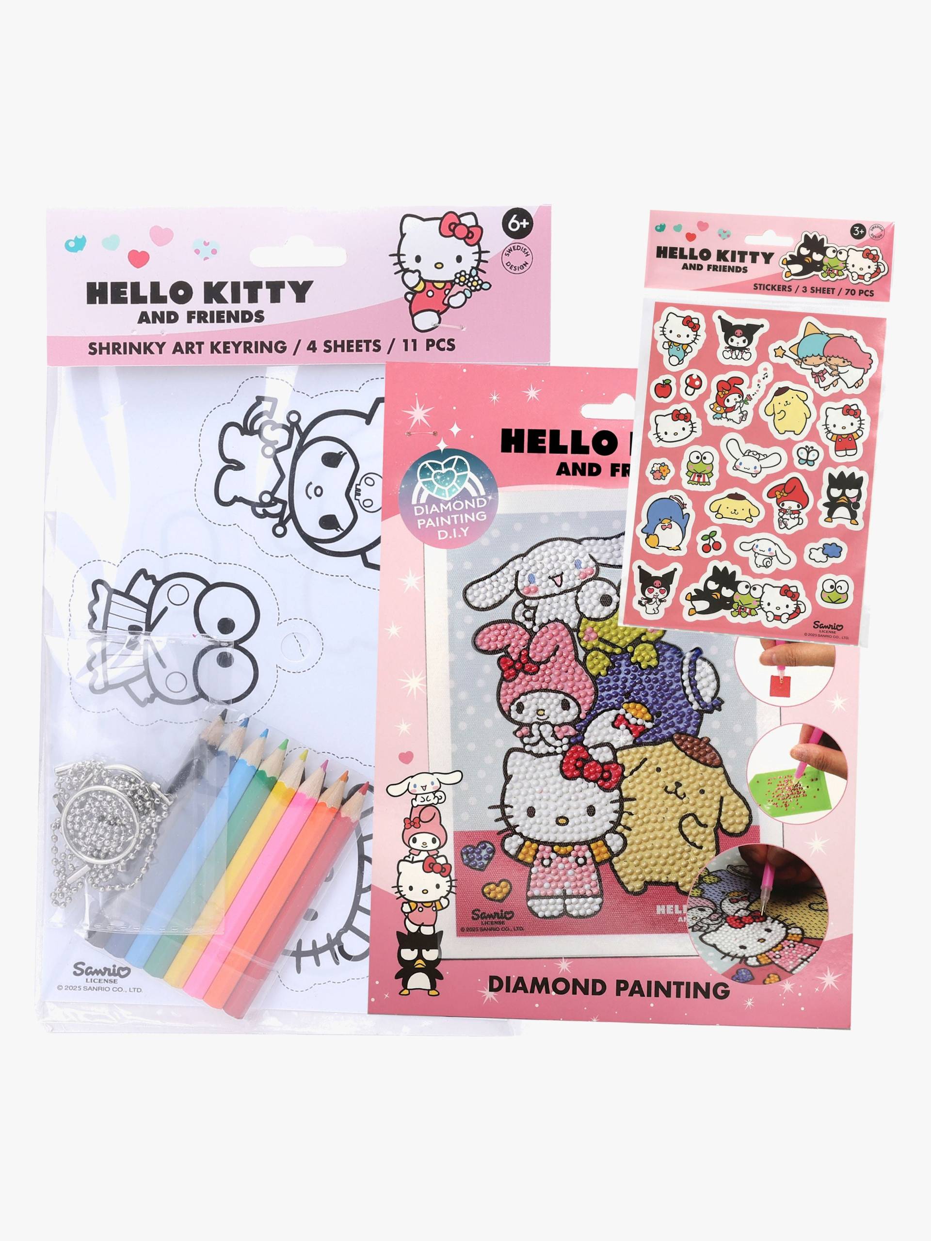 Hello Kitty Bastelset mit Aufklebern Hello Kitty Bastelset mit Aufklebern von Hello Kitty