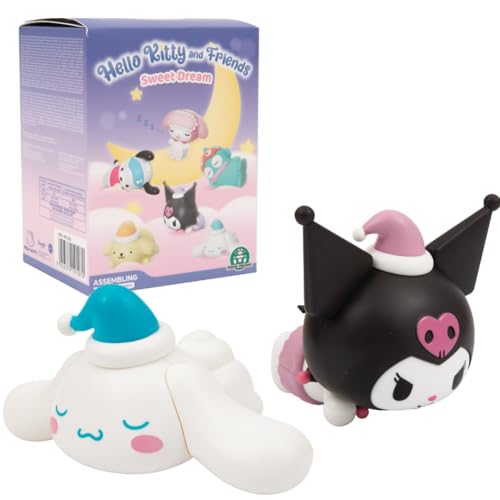 Hello Kitty - Blind Box Serie Sweet Dreams, Kuromi und ihre Freunde, 1 Pop-Überraschungsfigur auf 6, Unboxing und zufällige Ankunft, Figur 8 cm, Sammlerstück, Giochi Preziosi Hello Kitty - Blind Box Serie Sweet Dreams, Kuromi und ihre Freunde, 1 Pop-Überraschungsfigur auf 6, Unboxing und zufällige Ankunft, Figur 8 cm, Sammlerstück, Giochi Preziosi von Hello Kitty
