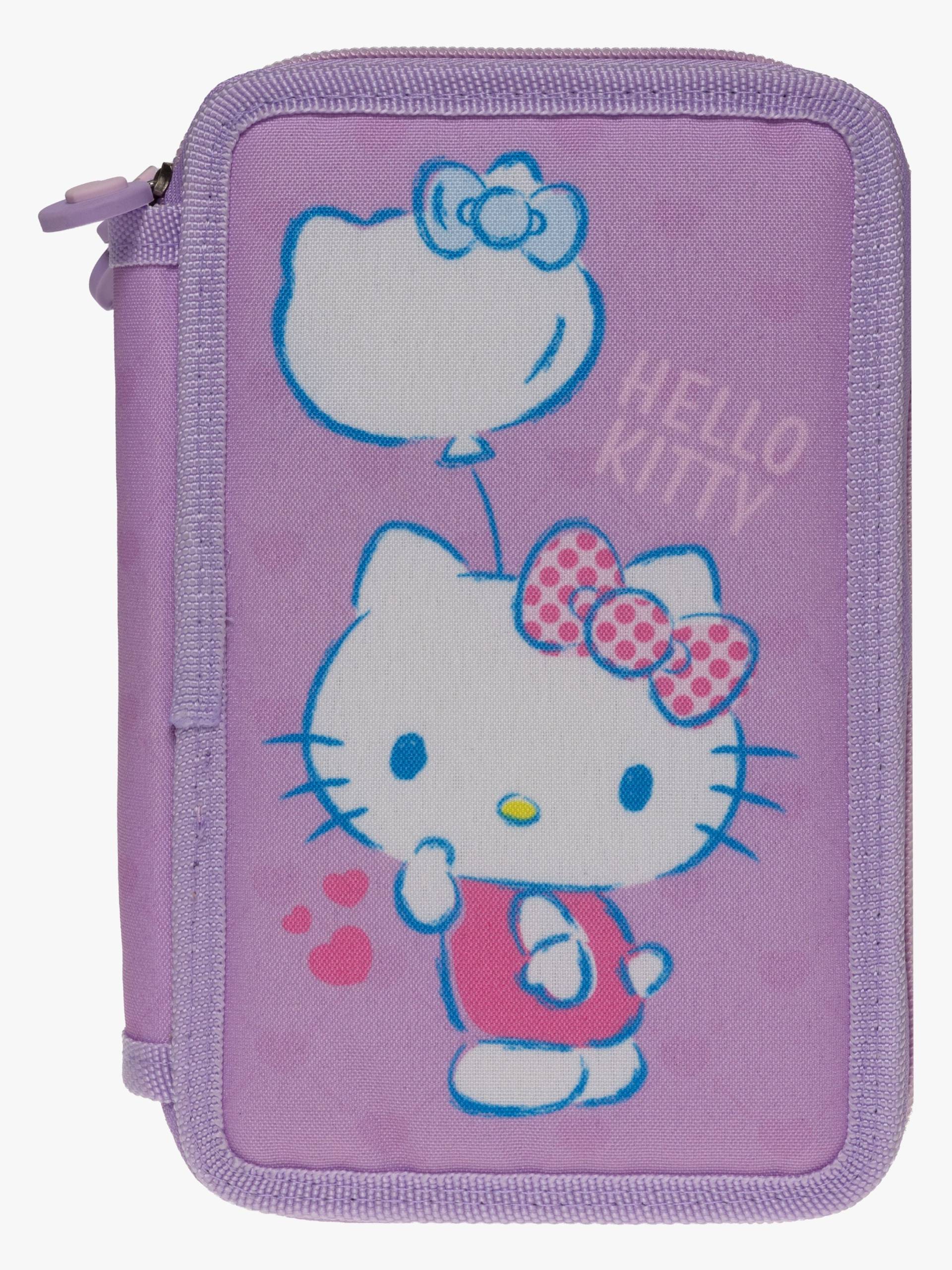 Hello Kitty Dreifach-Federmäppchen, Lila von Hello Kitty