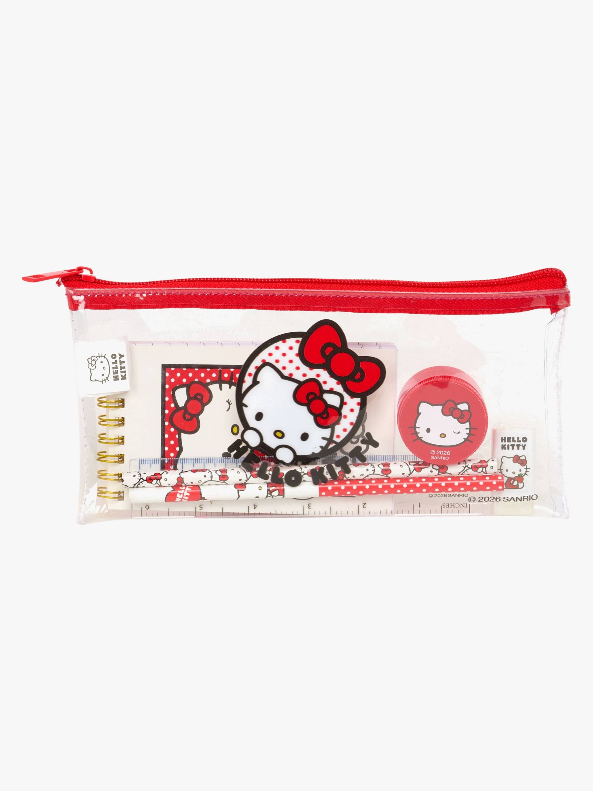 Hello Kitty Federmäppchen mit Schreibset, Rosa von Hello Kitty