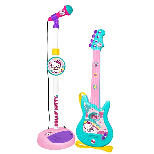 Hello Kitty Gitarre mit Standmikrofon von Hello Kitty
