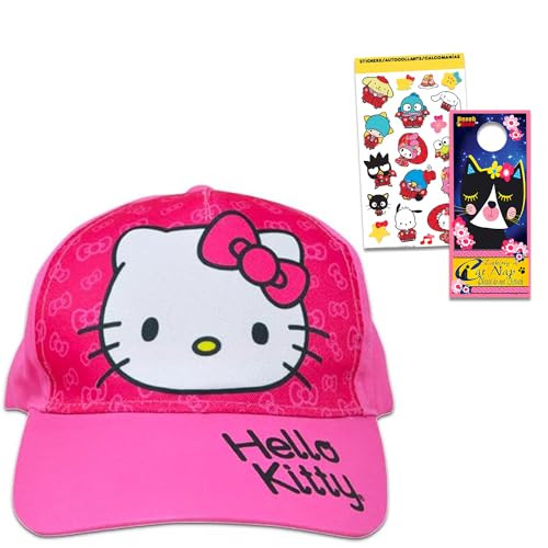 Hello Kitty Hat for Girls 8-10 - Hello Kitty Hat Bundle Includes Hello Kitty Baseball Cap, Hello Kitty Mobile Wallet & More | Hello Kitty Hat for Girls, Kids von Hello Kitty