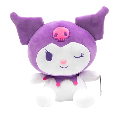 Hello Kitty Kuromi Plush, 30cm Purple Soft Toy, Cute Kuromi Character in Stylish Purple Outfit, Official Licensed Merchandise, Gift for Hello Kitty Fans and Collectors, Suitable for Ages 4+ von Hello Kitty