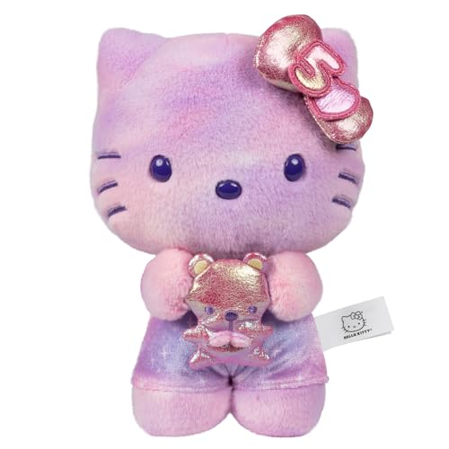 Hello Kitty and Friends, 50th Anniversary 8-inch Hello Kitty Plush with 50th Anniversary Teddy Bear - 5 Decades of Friendship - Officially Licensed Sanrio Product from Jazwares Hello Kitty and Friends, 50th Anniversary 8-inch Hello Kitty Plush with 50th Anniversary Teddy Bear - 5 Decades of Friendship - Officially Licensed Sanrio Product from Jazwares von Hello Kitty