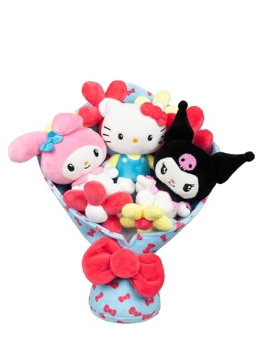 Hello Kitty and Friends - 12-inch Plush Celebration Bouquet - 9 Plush Included - Officially Licensed Sanrio Product from Jazwares von Jazwares