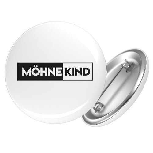 Hellweg Druckerei Ansteckbutton Möhnekind Modern Geschenk Größe 59mm Möhnekind Accessoire von Hellweg Druckerei