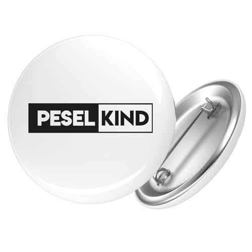 Hellweg Druckerei Ansteckbutton Peselkind Modern Geschenk Größe 59mm Peselkind Accessoire von Hellweg Druckerei