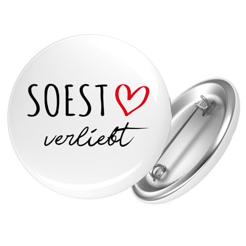 Hellweg Druckerei Ansteckbutton Soest verliebt Geschenk Größe 59mm Soest Accessoire Hellweg Druckerei Ansteckbutton Soest verliebt Geschenk Größe 59mm Soest Accessoire von Hellweg Druckerei