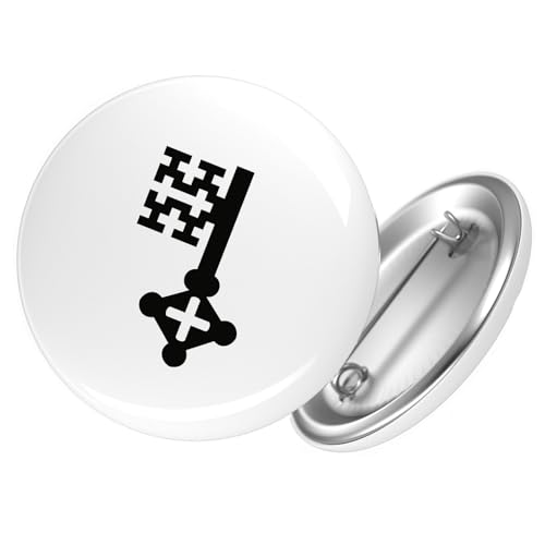 Hellweg Druckerei Ansteckbutton Soester Schlüssel Geschenk Größe 59mm Soester Accessoire Hellweg Druckerei Ansteckbutton Soester Schlüssel Geschenk Größe 59mm Soester Accessoire von Hellweg Druckerei