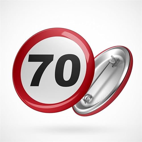 Hellweg Druckerei Button Anstecker Achtung 70 Siebzig Geburtstag Feier Party Badge Geschenk Idee Abzeichen Pin Hellweg Druckerei Button Anstecker Achtung 70 Siebzig Geburtstag Feier Party Badge Geschenk Idee Abzeichen Pin von Hellweg Druckerei