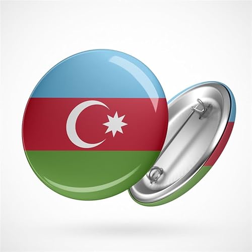 Hellweg Druckerei Button Anstecker Azerbaijan Aserbaidschan Republik Flag Badge Geschenk Idee Abzeichen Pin Hellweg Druckerei Button Anstecker Azerbaijan Aserbaidschan Republik Flag Badge Geschenk Idee Abzeichen Pin von Hellweg Druckerei
