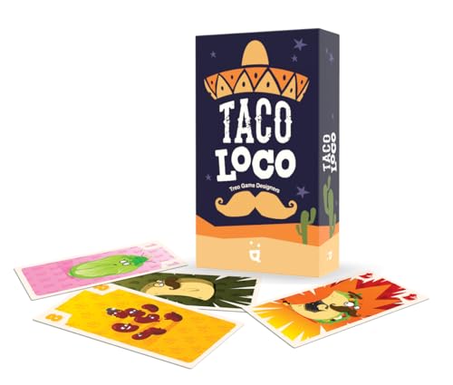 Helvetiq , Tacoloco, Spaßiges Kartenspiel für den nächsten Taco-Abend, Vermeide das Platzen des Tacos, Ideal für gesellige Runden, Für 2–5 Spieler ab 7 Jahren Helvetiq , Tacoloco, Spaßiges Kartenspiel für den nächsten Taco-Abend, Vermeide das Platzen des Tacos, Ideal für gesellige Runden, Für 2–5 Spieler ab 7 Jahren von Helvetiq