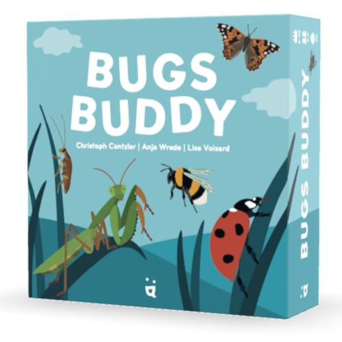 Helvetiq |Bugs Buddy | Familienspiel ab 8 Jahren | Spannendes Insekten-Abenteuer | Für 2–4 Spieler | Schütze die Insekten und trickse Deine Freunde aus! von Helvetiq