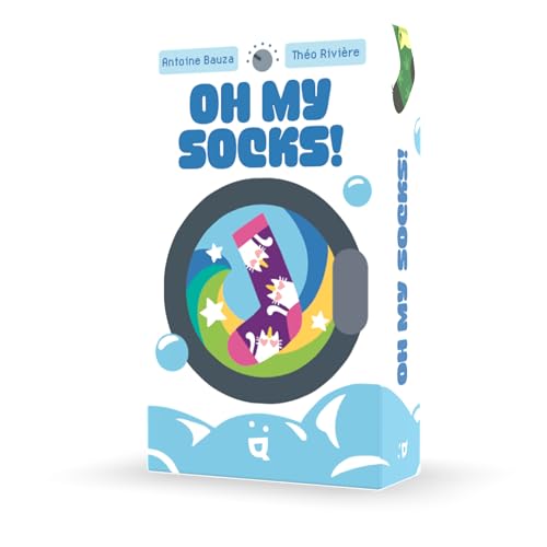 Helvetiq Oh My Socks, Gesellschaftsspiel, Lustiges Socken-Kartenspiel, Für die coolste Socken-Sammlung, Spannende Aktionen, Für 2–5 Spieler ab 6 Jahren Helvetiq Oh My Socks, Gesellschaftsspiel, Lustiges Socken-Kartenspiel, Für die coolste Socken-Sammlung, Spannende Aktionen, Für 2–5 Spieler ab 6 Jahren von Helvetiq