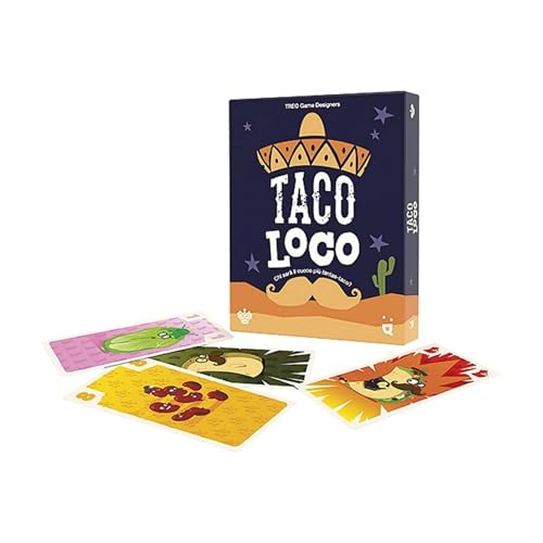 Helvetiq Taco Loco Taschenkartenspiel auf Italienisch - Frenetico für 2-5 Spieler, ab 7 Jahren - Herausforderung der Reflexe und Schnelligkeit, um perfekte Taco vor den Gegnern vorzubereiten Helvetiq Taco Loco Taschenkartenspiel auf Italienisch - Frenetico für 2-5 Spieler, ab 7 Jahren - Herausforderung der Reflexe und Schnelligkeit, um perfekte Taco vor den Gegnern vorzubereiten von Helvetiq