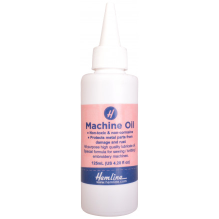 Hemline Nähmaschinenöl 125ml, säurefrei von Hemline