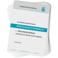 Die Überblickskarteikarten Öffentliches Recht im Überblick II Die Überblickskarteikarten Öffentliches Recht im Überblick II von Hemmer/Wüst