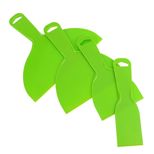 4 Stück Schaufel spatel Rakel Schaber für Putzarbeiten schiebeschalter Scraper Abzieher Borste Farbspachtel Boden Werkzeug Fliesenschaber Tapetenentferner für Fenster Plastik Green Hemobllo 4 Stück Schaufel spatel Rakel Schaber für Putzarbeiten schiebeschalter Scraper Abzieher Borste Farbspachtel Boden Werkzeug Fliesenschaber Tapetenentferner für Fenster Plastik Green Hemobllo von Hemobllo