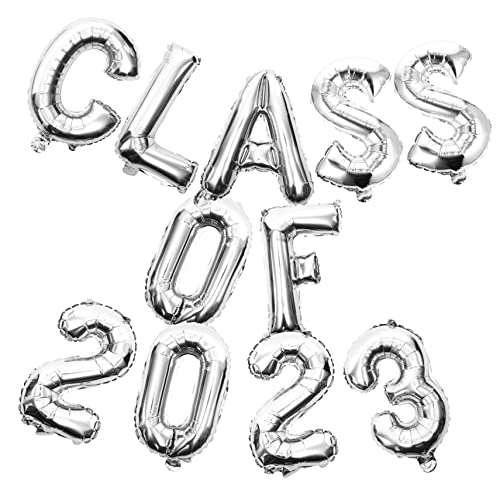Hemobllo 1 Satz 2023 Ballonanzug Abschluss Partyschmuck Ballons zum Jahrgang 2023 Gold Rosengoldballons erste Ö Rosa Klassenbedarf Absolvent Ballons Aluminiumfolie Silver Hemobllo 1 Satz 2023 Ballonanzug Abschluss Partyschmuck Ballons zum Jahrgang 2023 Gold Rosengoldballons erste Ö Rosa Klassenbedarf Absolvent Ballons Aluminiumfolie Silver von Hemobllo