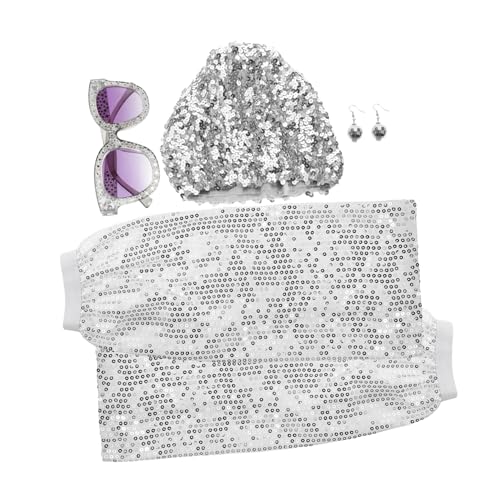 Hemobllo 1 Satz Hip-Hop-Kleidung Disco-Kugel-Kostüm Disco-Kugel-Ohrringe für Frauen Kugelohrringe Disco-Kugel-Schmuck Discokugel-Zubehör Kugelschmuck Stoff Silver Hemobllo 1 Satz Hip-Hop-Kleidung Disco-Kugel-Kostüm Disco-Kugel-Ohrringe für Frauen Kugelohrringe Disco-Kugel-Schmuck Discokugel-Zubehör Kugelschmuck Stoff Silver von Hemobllo