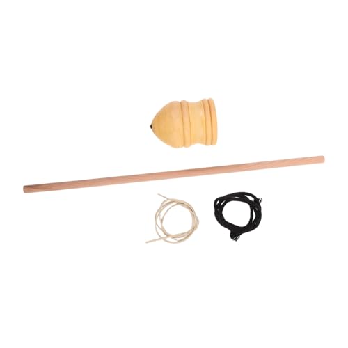 Hemobllo 1 Satz Hölzerner Kreisel Geometrisches Sensorisches Outdoor- Für Einzigartiges Gyro - Präzisionsrinne Gyro Halloween Spinning Gyro Holz Beige von Hemobllo