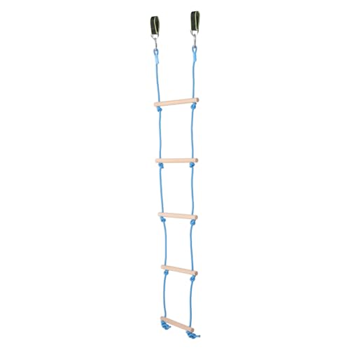 Hemobllo 1 Satz Kinderkletterleiter Leiterbügel Outdoor- Für Strickleiter Klettern Strickleiter Im Freien Outdoor-kletterspielzeug Kinderleiter Sky-Blue Polyester von Hemobllo