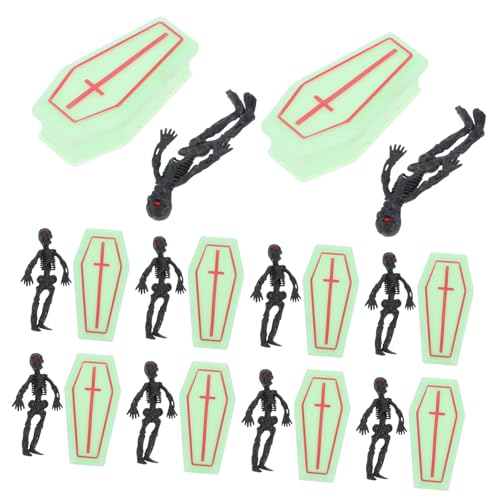 Hemobllo 1 Satz Leere Miniatur-Sargschachtel Sarg-Stütze Mini-Sargkisten Plastik Hemobllo 1 Satz Leere Miniatur-Sargschachtel Sarg-Stütze Mini-Sargkisten Plastik von Hemobllo
