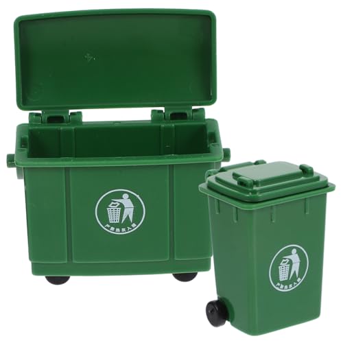 Hemobllo 1 Satz Modell eines Sanitär-Mülleimers Puppe Mini Hausmülleimer kleine Tonne Container Mülleimer für Minihaus Wurf Mini-Hausdekoration Mini -Müll kann Plastik Green Hemobllo 1 Satz Modell eines Sanitär-Mülleimers Puppe Mini Hausmülleimer kleine Tonne Container Mülleimer für Minihaus Wurf Mini-Hausdekoration Mini -Müll kann Plastik Green von Hemobllo