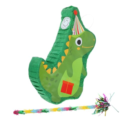 Hemobllo 1 Satz Pinata-spiel-requisiten Geburtstag Piñata Favorisieren Dinosaurier-piñata Partys Thematisiert Dinosaurier-partydekorationen Mini Weihnachts-piñata Tierische Piñata Papier von Hemobllo