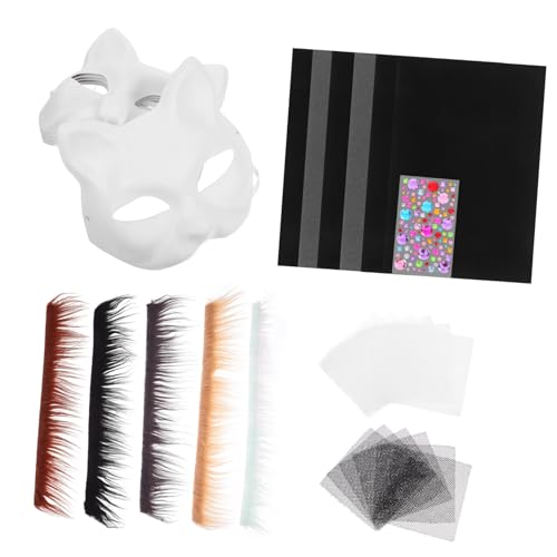 Hemobllo 1 Set Katzenmasken Set Blanke Katzenmaske Katzenmasken Zum Bemalen DIY Tier Unbemalte Bastelmaske Katzenmasken Basis Katzenmasken Kit Katzenmaske Orange Katzenmaske Hemobllo 1 Set Katzenmasken Set Blanke Katzenmaske Katzenmasken Zum Bemalen DIY Tier Unbemalte Bastelmaske Katzenmasken Basis Katzenmasken Kit Katzenmaske Orange Katzenmaske von Hemobllo