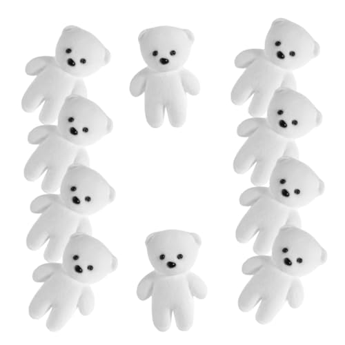 Hemobllo 10 Stück Blasenbär kuscheltier Mini-Bärenmasse Kleine Bärenspielzeug kleine Bärenpuppe mit rotem Herzen Geburtstags-Minibären süßer Miniatur-Katzenbär Bär Plüschpuppe Schaum Weiß Hemobllo 10 Stück Blasenbär kuscheltier Mini-Bärenmasse Kleine Bärenspielzeug kleine Bärenpuppe mit rotem Herzen Geburtstags-Minibären süßer Miniatur-Katzenbär Bär Plüschpuppe Schaum Weiß von Hemobllo