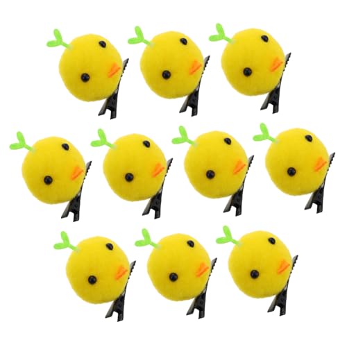Hemobllo 10 Stück Kleine gelbe Hühnerhaarnadel Haarspangen für Mädchen Kawaii Haarzubehör Kleine Mädchenhaarklammern Osterkopfschmuck Haarnadeln Kleinkind Mädchen Haarschmuck Plüsch Hemobllo 10 Stück Kleine gelbe Hühnerhaarnadel Haarspangen für Mädchen Kawaii Haarzubehör Kleine Mädchenhaarklammern Osterkopfschmuck Haarnadeln Kleinkind Mädchen Haarschmuck Plüsch von Hemobllo