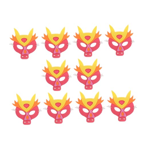 Hemobllo 10 Stück Teiliges Dragon Masken Bunte Tier Maskerade Masken für Fasching Karneval Cosplay und Kindertheater Lustige Verkleidung für Jungen und Mädchen Vielseitige Party Requisiten Hemobllo 10 Stück Teiliges Dragon Masken Bunte Tier Maskerade Masken für Fasching Karneval Cosplay und Kindertheater Lustige Verkleidung für Jungen und Mädchen Vielseitige Party Requisiten von Hemobllo
