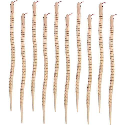 Hemobllo 10 Stück Teiliges Flexibles Holzschlangen Gelenkig zum Bemalen Realistisches DIY Tiermodell Sich Windende Schlange für Geburtstagsmitbringsel Garten und Dekorationsspielzeug Hemobllo 10 Stück Teiliges Flexibles Holzschlangen Gelenkig zum Bemalen Realistisches DIY Tiermodell Sich Windende Schlange für Geburtstagsmitbringsel Garten und Dekorationsspielzeug von Hemobllo
