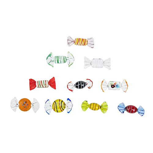 Hemobllo 10 Stück Teiliges Vintage Candy Ornament Handgefertigte Bunte Süßigkeiten Dekoration Stilvoll für Weihnachten Hochzeit Party Zuhause Hochwertiges mit Sammelbarem Design von Hemobllo