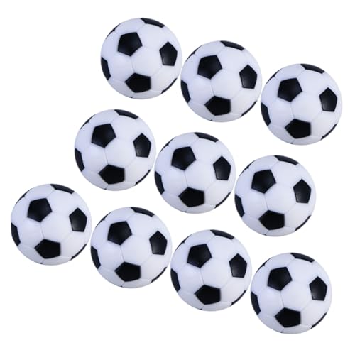 Hemobllo 10 Stück Tischfußballbälle Fußballspiel Tischbälle Kleine Fußballbälle Fußballspiele Schaumstoff Fußball Mini Fußball Zubehör Schwebefußball Tischfußball Hallenfußball von Hemobllo