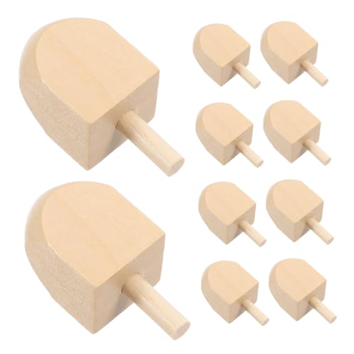 Hemobllo 10 Stück hölzerner Kreisel Dreidel für Erwachsene Holzkreisel unvollendet Dreidel Masse Mini-jüdischer Dreidel Leere hölzerne Dreidel Dreidel-Ornament Dreidel-Spiel Lotusbaum Beige Hemobllo 10 Stück hölzerner Kreisel Dreidel für Erwachsene Holzkreisel unvollendet Dreidel Masse Mini-jüdischer Dreidel Leere hölzerne Dreidel Dreidel-Ornament Dreidel-Spiel Lotusbaum Beige von Hemobllo