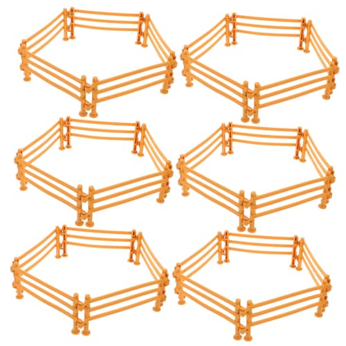 Hemobllo 100 Stück Corral-zaunpaneel-zubehör, Spielset, Tore, Zäune, Kunststoffzaun, Spielzeug Für Scheunen, Koppel, Pferdestall Oder Bauernhoftiere, Pferdefiguren, Gelb, 9 cm Hemobllo 100 Stück Corral-zaunpaneel-zubehör, Spielset, Tore, Zäune, Kunststoffzaun, Spielzeug Für Scheunen, Koppel, Pferdestall Oder Bauernhoftiere, Pferdefiguren, Gelb, 9 cm von Hemobllo