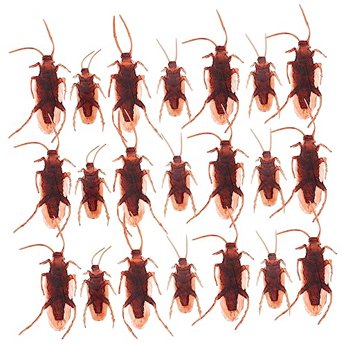 Hemobllo 100Stücke Gefälschte Kakerlaken Lebensechte Scherzartikel für Halloween Feiern Realistische Simulation für Streiche und Dekoration für Partys und Scherzspielzeuge Hemobllo 100Stücke Gefälschte Kakerlaken Lebensechte Scherzartikel für Halloween Feiern Realistische Simulation für Streiche und Dekoration für Partys und Scherzspielzeuge von Hemobllo