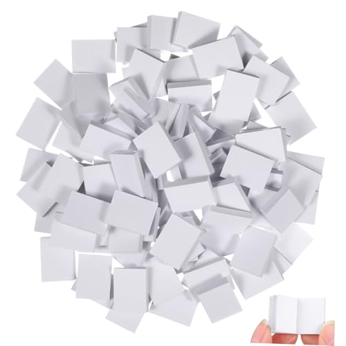 Hemobllo 100Stücke Leere Mini Buchrohlinge für Puppenhaus Rollenspiele Realistische Details zum Basteln Charmantes Design Interaktive Seiten für Kreative Szenen Hemobllo 100Stücke Leere Mini Buchrohlinge für Puppenhaus Rollenspiele Realistische Details zum Basteln Charmantes Design Interaktive Seiten für Kreative Szenen von Hemobllo