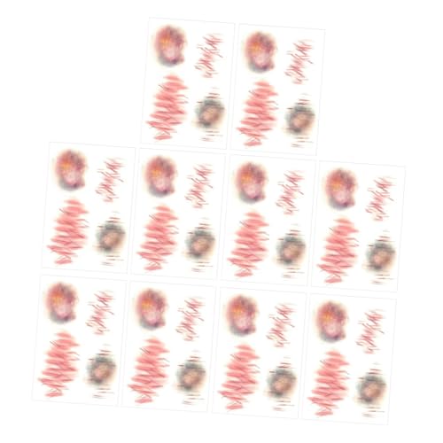 Hemobllo 10Blätter Realistische Narben Aufkleber Temporäre Tattoo Sticker für Halloween und Aprilscherze Gefälschte Wunden und Blutergüsse Sicher und Hautfreundlich für Partys Hemobllo 10Blätter Realistische Narben Aufkleber Temporäre Tattoo Sticker für Halloween und Aprilscherze Gefälschte Wunden und Blutergüsse Sicher und Hautfreundlich für Partys von Hemobllo