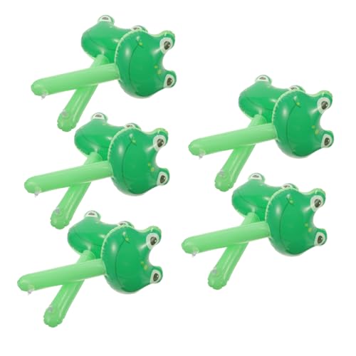 Hemobllo 10Stücke Aufblasbare Spielzeughämmer mit Glocke Cartoon Frosch Design Partyspielzeug für Geburtstagsfeiern und Kinderveranstaltungen Langlebig und Sicher Hemobllo 10Stücke Aufblasbare Spielzeughämmer mit Glocke Cartoon Frosch Design Partyspielzeug für Geburtstagsfeiern und Kinderveranstaltungen Langlebig und Sicher von Hemobllo