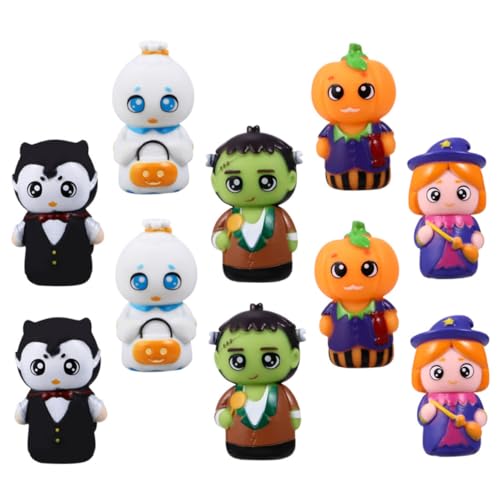 Hemobllo 10Stücke Interaktive Fingerpuppen für Cartoon Handpuppen für Kreative für Geschichtenerzählen Rollenspiele und Halloween Partys Hemobllo 10Stücke Interaktive Fingerpuppen für Cartoon Handpuppen für Kreative für Geschichtenerzählen Rollenspiele und Halloween Partys von Hemobllo