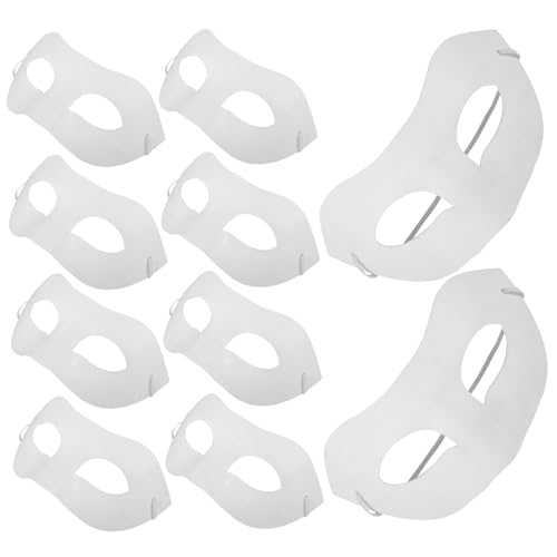 Hemobllo 10Stücke Leere Papiermasken zum Dekorieren DIY Cosplay und Maskerade Partys Unbemalt für Kreative Bastelprojekte und Kunstaktivitäten und Erwachsene Hemobllo 10Stücke Leere Papiermasken zum Dekorieren DIY Cosplay und Maskerade Partys Unbemalt für Kreative Bastelprojekte und Kunstaktivitäten und Erwachsene von Hemobllo