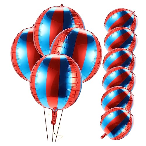 Hemobllo 10Stücke Teiliges Blaue und Rote Streifen Folienballons für Karneval Partydekorationen für Geburtstagsfeiern Babypartys Fotos und Raumdekorationen Hemobllo 10Stücke Teiliges Blaue und Rote Streifen Folienballons für Karneval Partydekorationen für Geburtstagsfeiern Babypartys Fotos und Raumdekorationen von Hemobllo