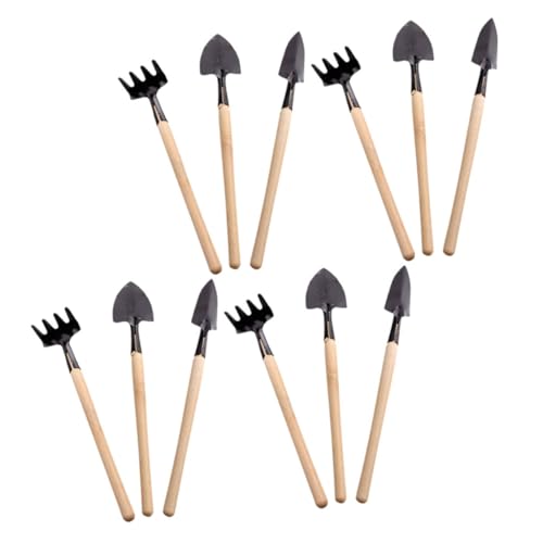 Hemobllo 12 Stück Gartenwerkzeug-Set Gartenspaten Mini-Garten-handverpflanzungswerkzeuge Kleine Gartenwerkzeuge Mini-gartengeräte Zum Umpflanzen Pflanzwerkzeuge Metall von Hemobllo
